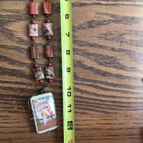 Used Cowgirl Rodeo Handmade Necklace - Picture 5 of 6